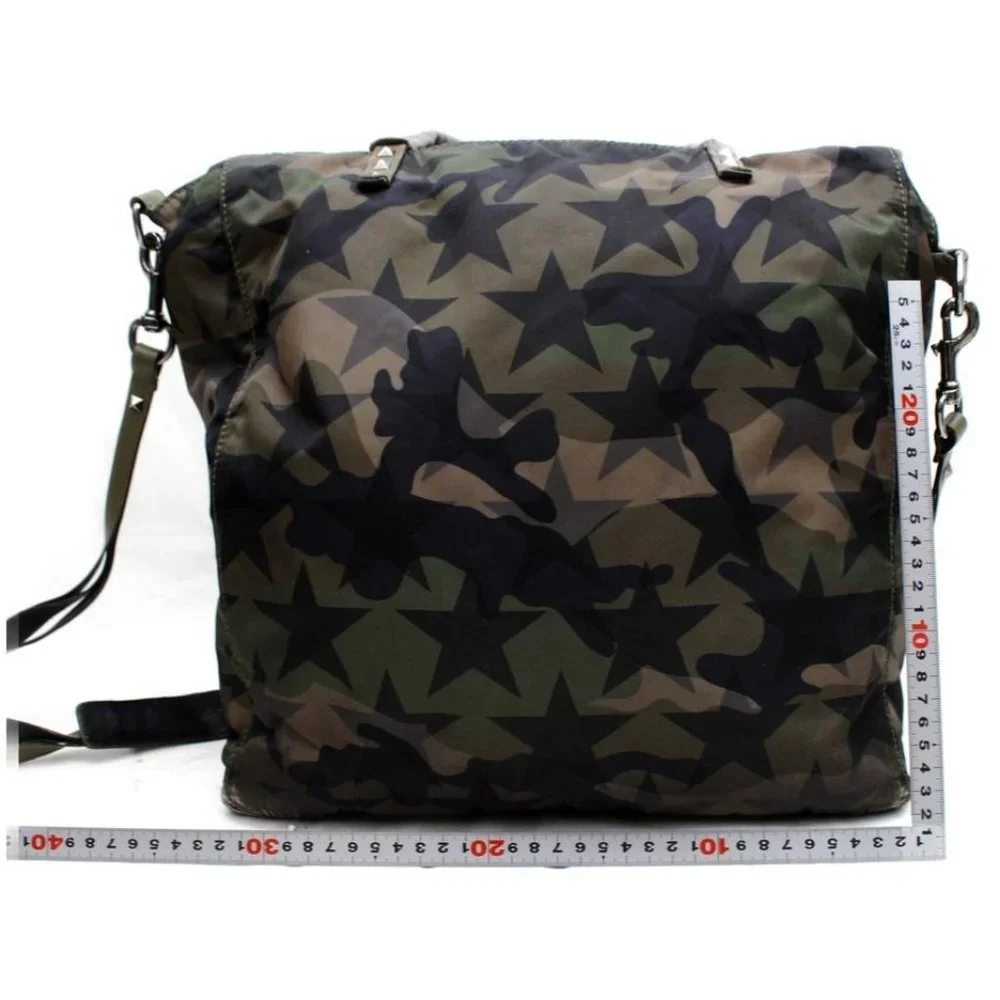 Valentino Camouflage Star Rockstud 2way Tote
